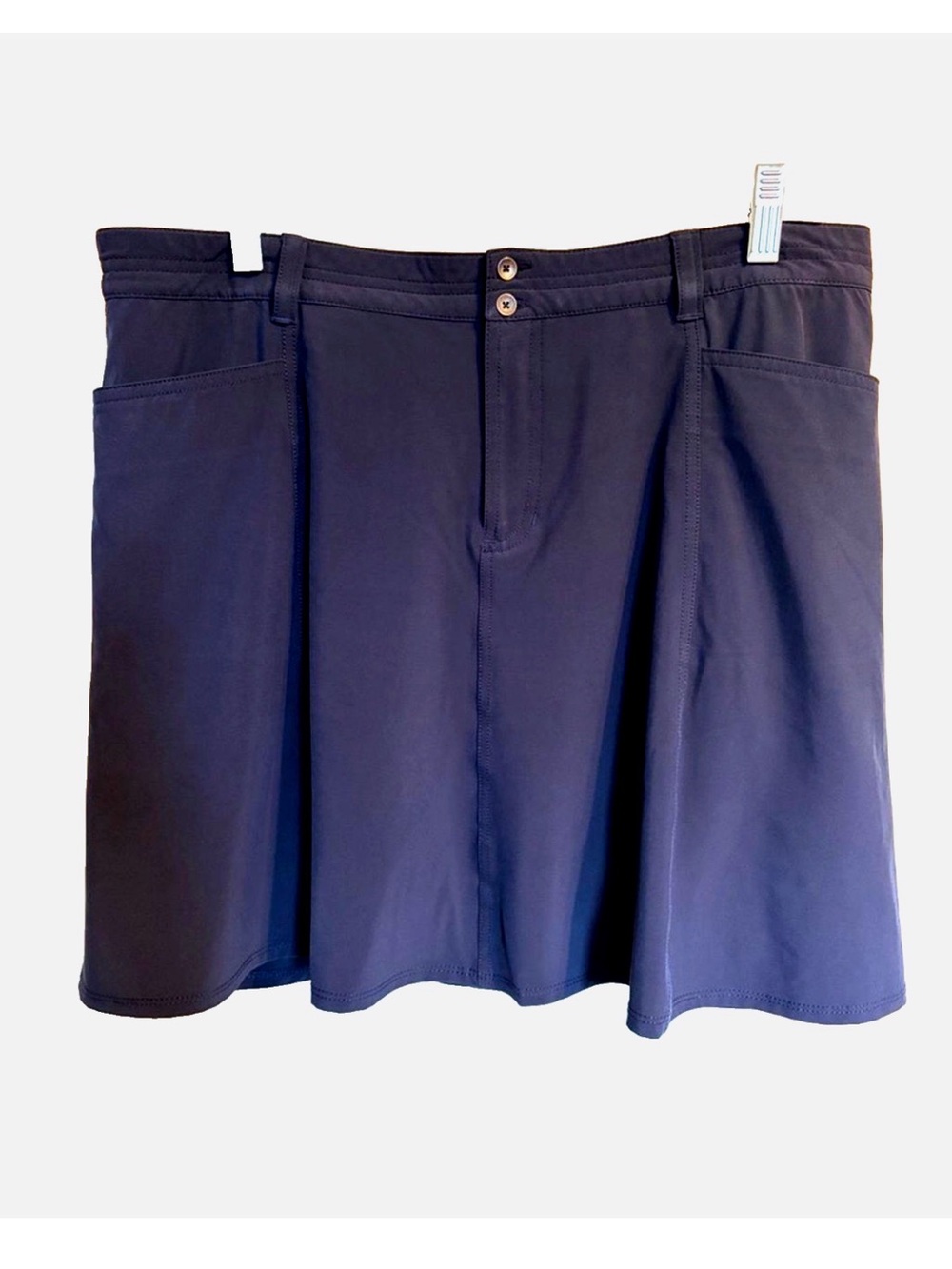 Eddie Bauer Navy Skort Built-In Shorts Golf Travel Size 12